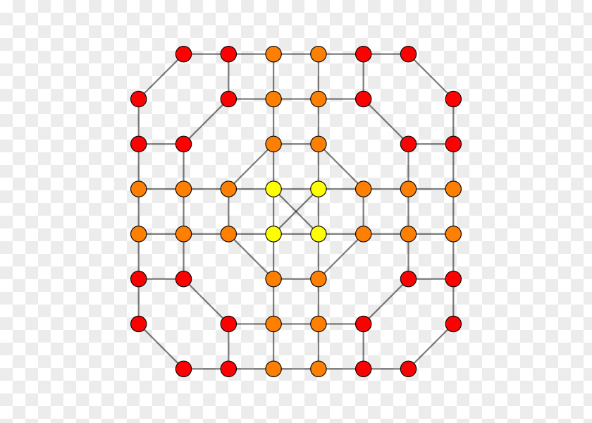 Line 7-cube Geometry Linear Algebra Pattern PNG