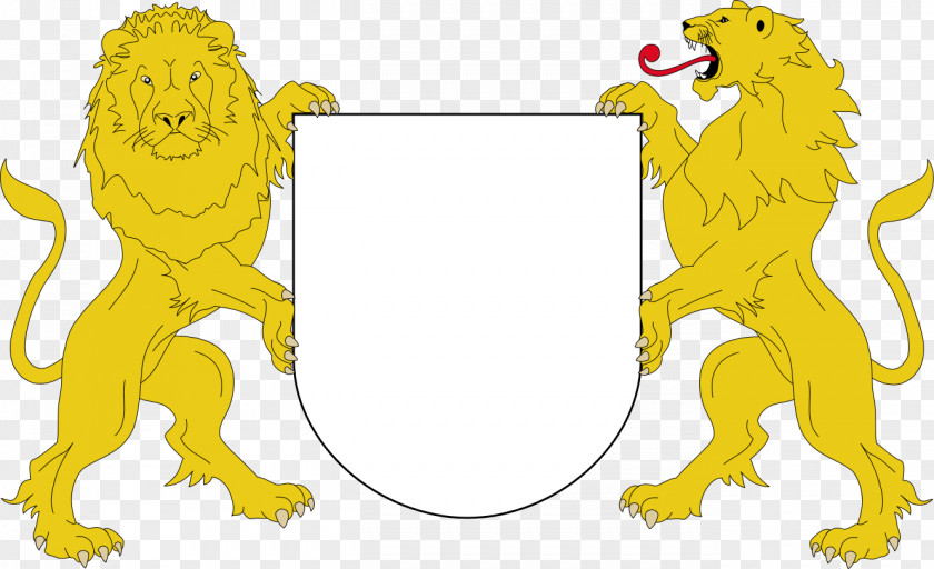 Lion Shield Coat Of Arms Romania Supporter PNG
