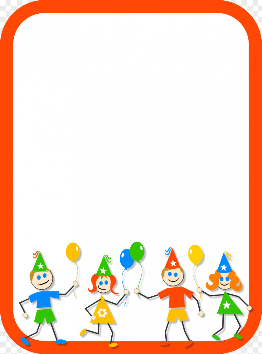 Party Frame Cliparts Child Clip Art PNG