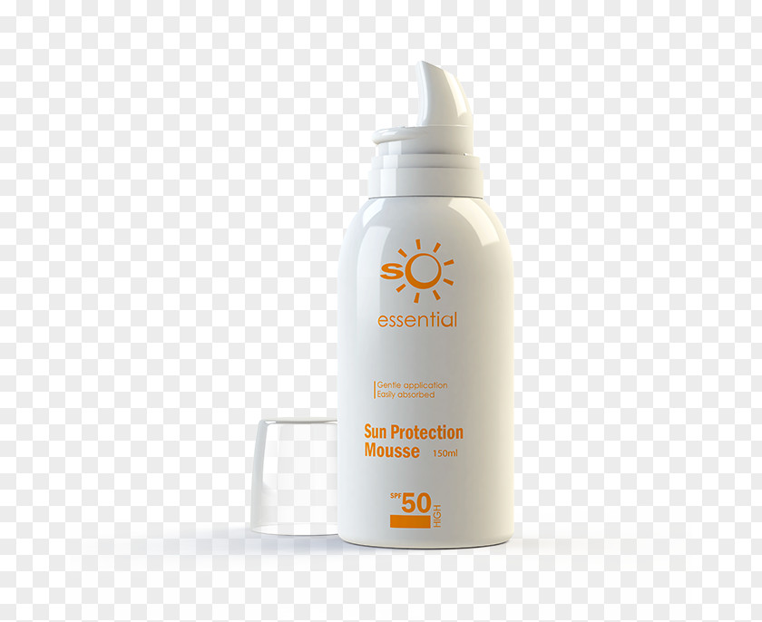 Styling Mousse Lotion Sunscreen Cream PNG