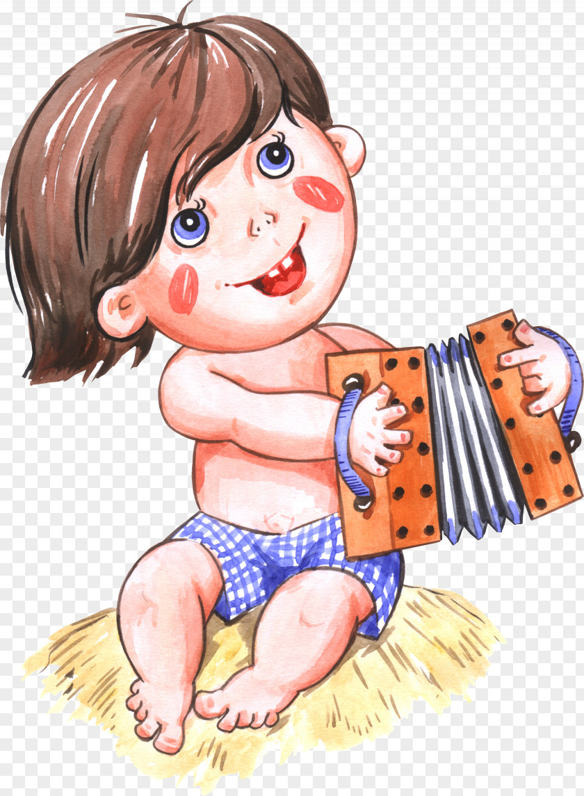 Accordion Garmon Musical Instruments Child PNG
