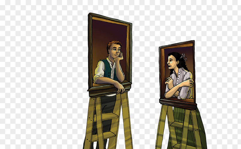 Autumn Town Picture Frames PNG