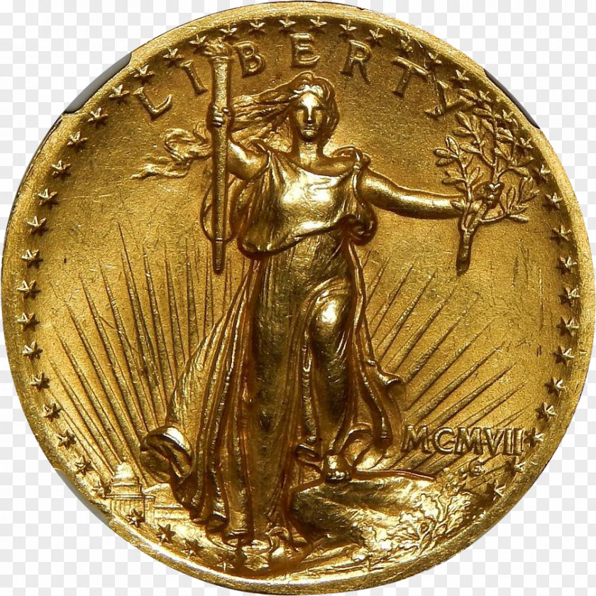 Coin Professional Grading Service Numismatic Guaranty Corporation Gold Saint-Gaudens Double Eagle PNG
