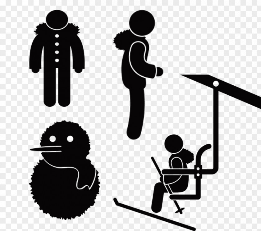 People Winter Pictogram Recreation Vacation Leisure PNG