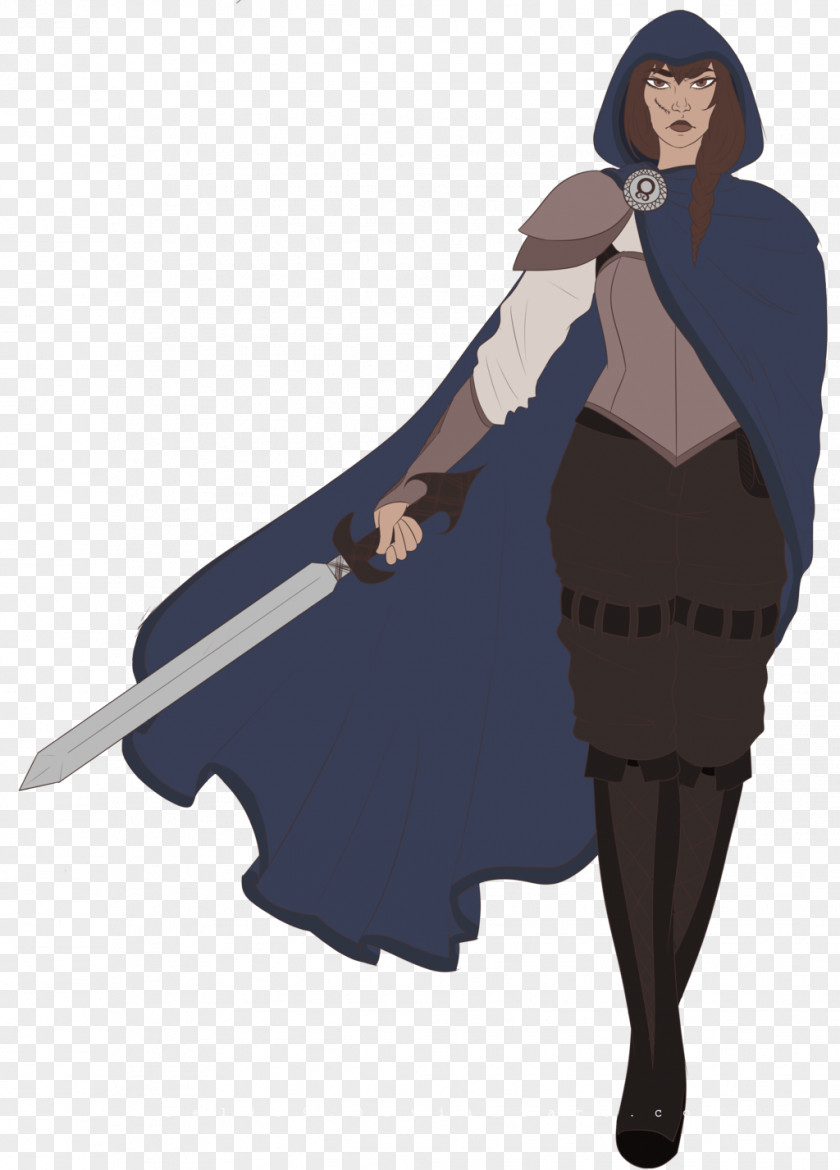 Sword Cartoon Costume Design Work Of Art PNG