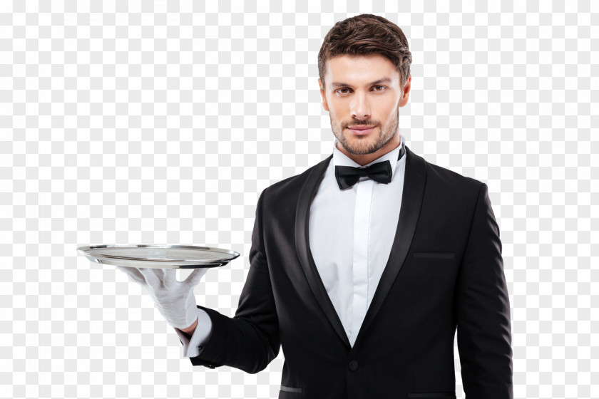 Waiter Butler Tray Stock Photography Silver Royalty-free PNG