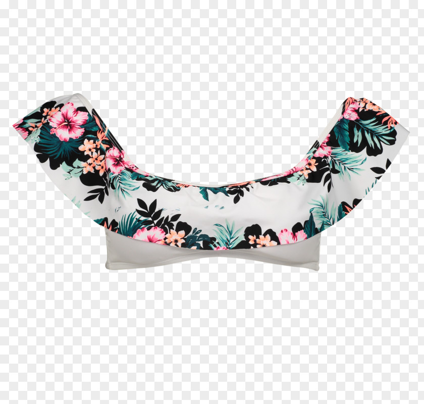 Beach Please Shoe Neck Turquoise PNG
