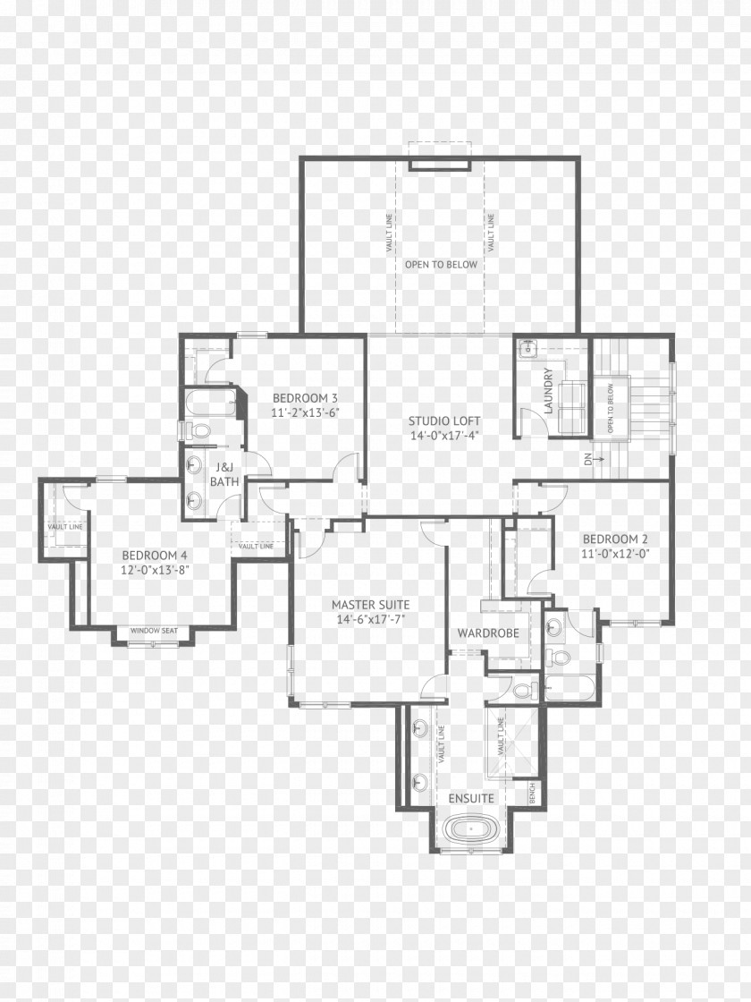 Design Floor Plan Line PNG