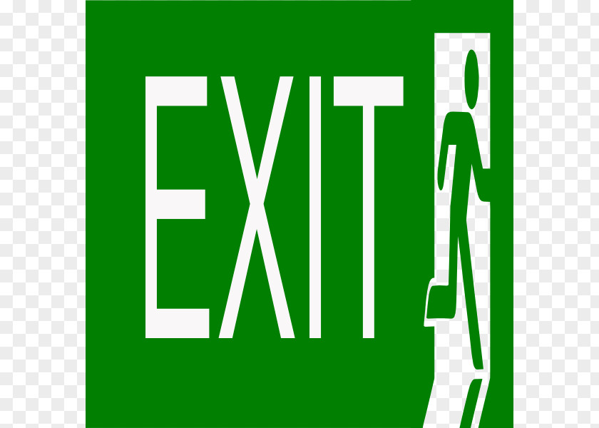 Exit Sign Picture Free Content Emergency Clip Art PNG