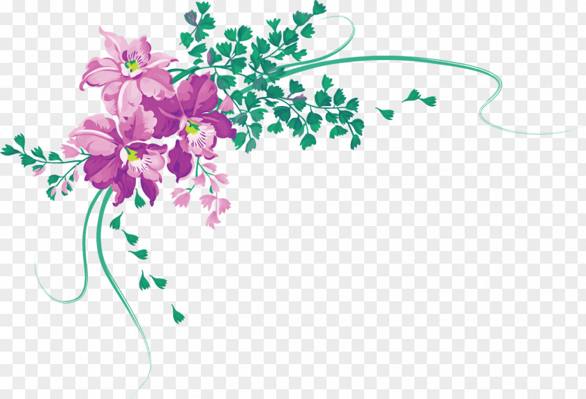 Flowers Border Rendering Desktop Wallpaper Flower PNG