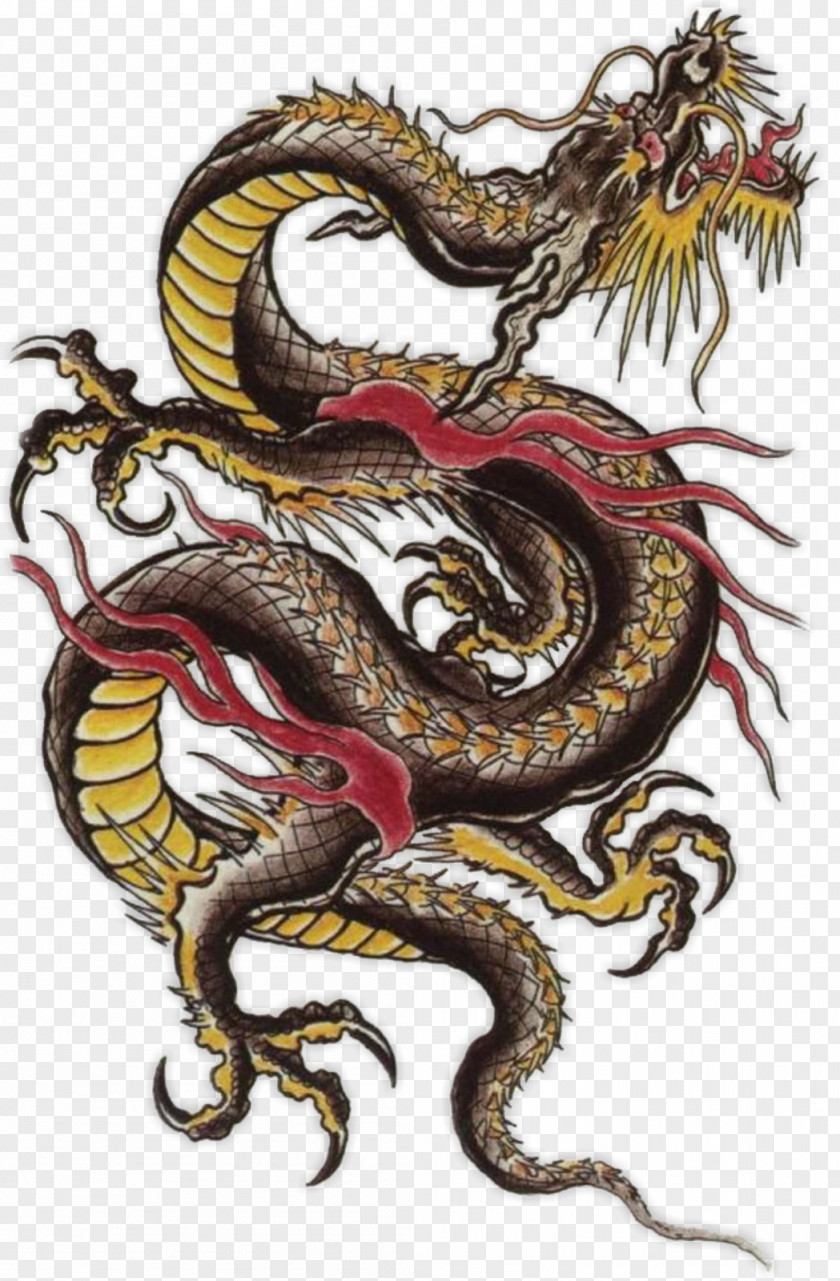 China Chinese Dragon Dilong Ouroboros PNG