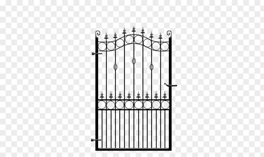 Gate Wrought Iron Metal Steel Fence PNG