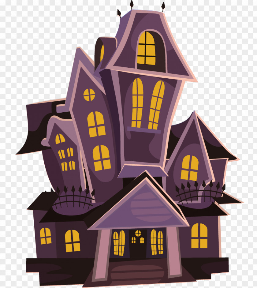 Halloween House File Clip Art PNG