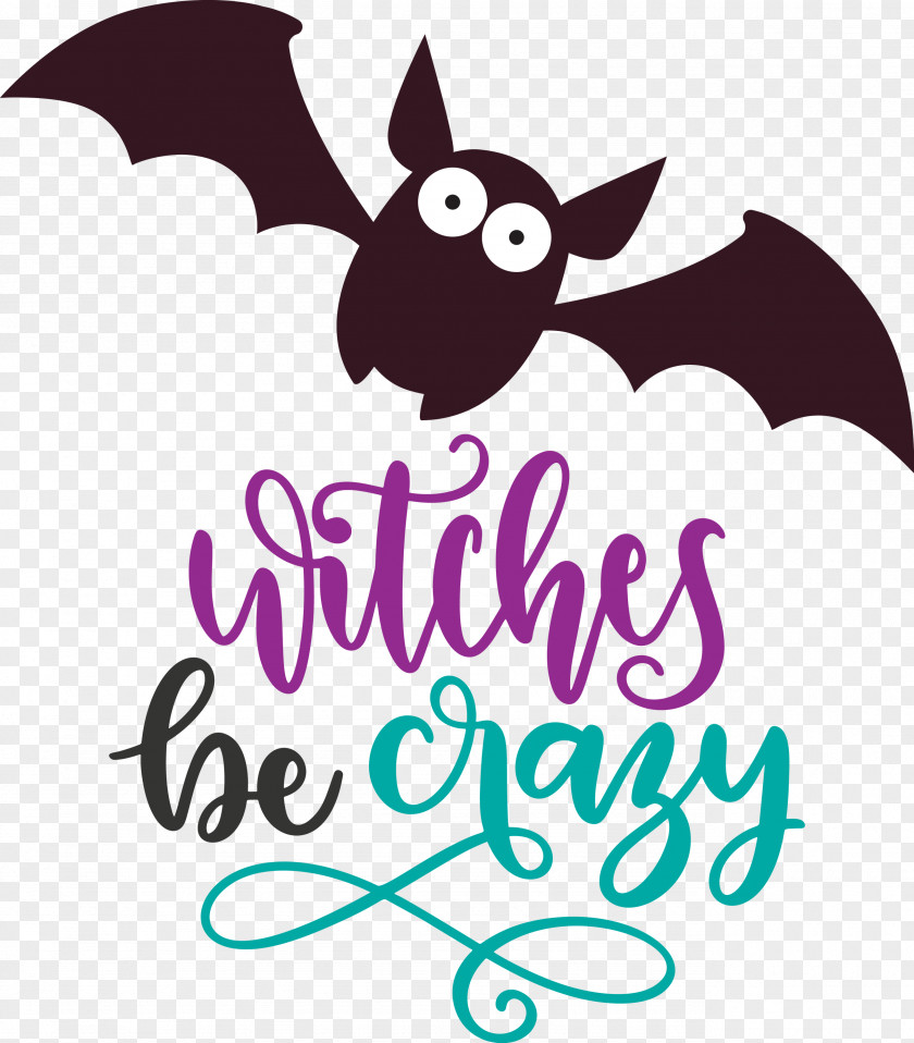 Happy Halloween Witches Be Crazy PNG