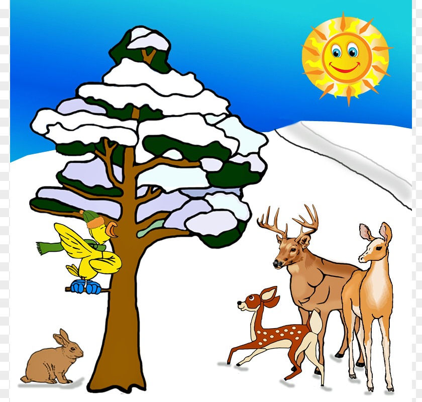 Images Winter Reindeer Clip Art PNG