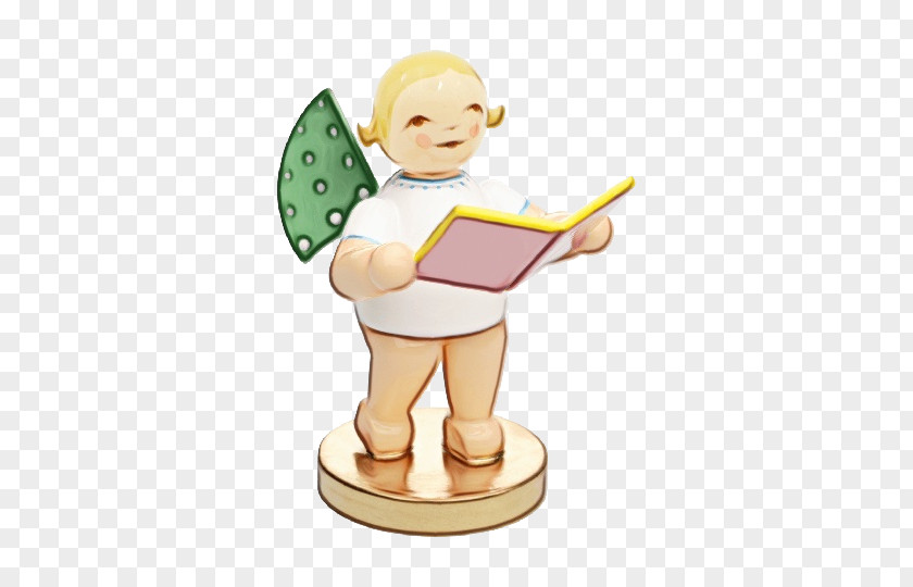 Angel Child Cartoon Figurine Fictional Character Clip Art Toy PNG