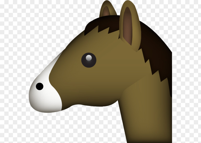 Cartoon Animal Lovers Horse Emojipedia Sticker PNG