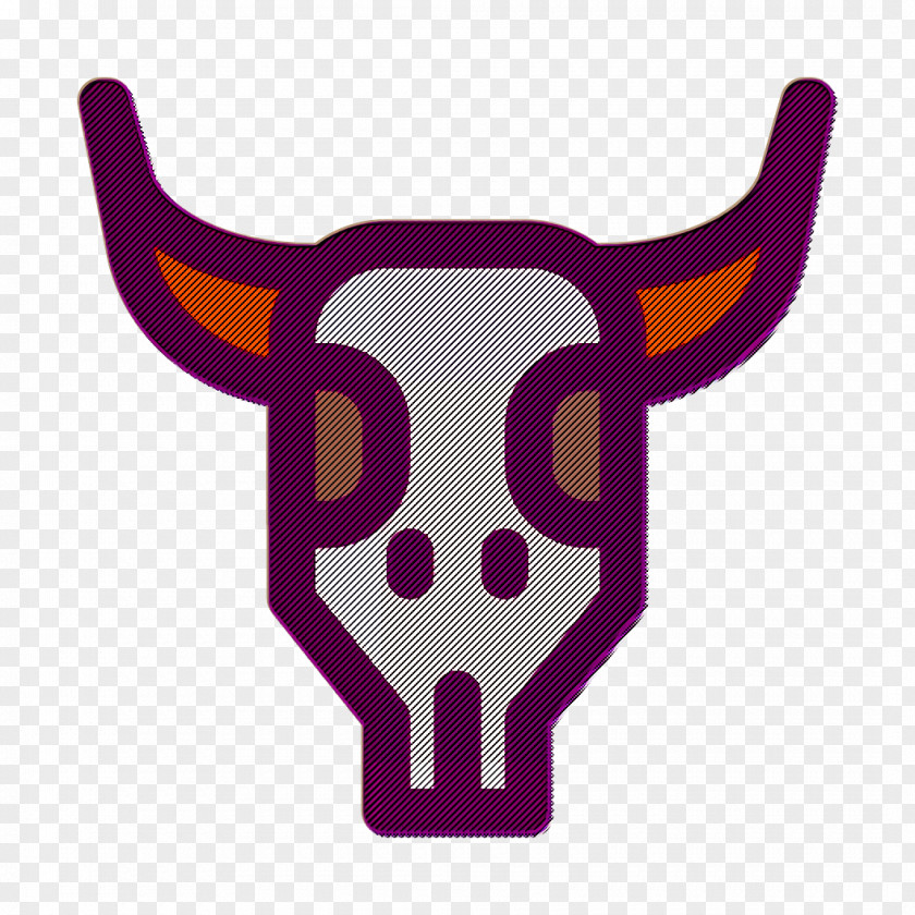 Skull Icon Western PNG