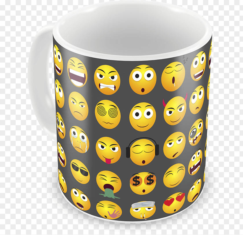 Emoji Emoticon Mug WhatsApp Porcelain PNG