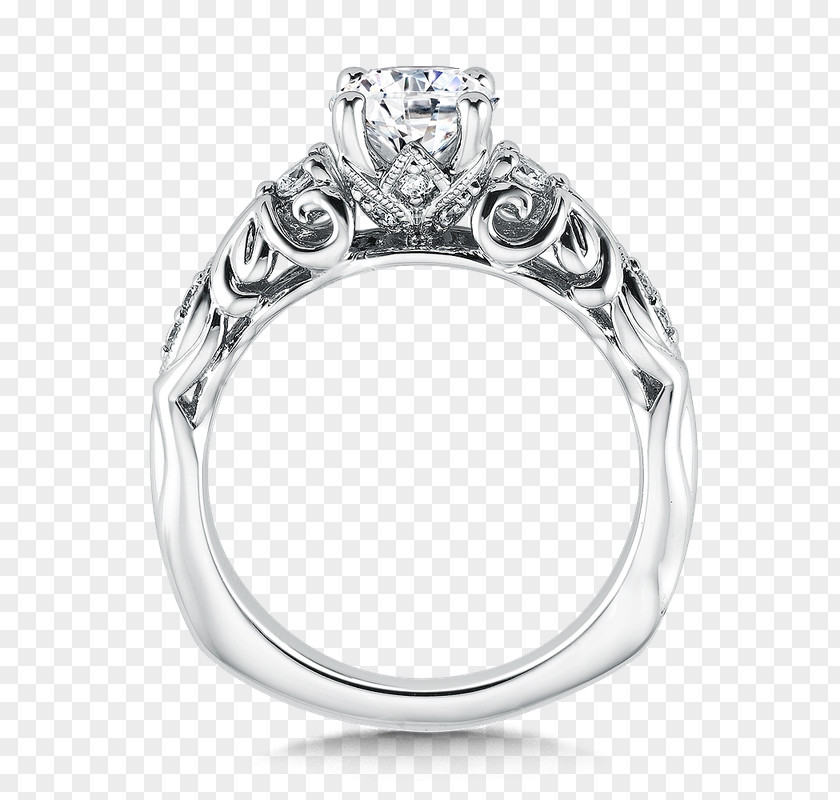Ring Engagement Diamond Gold Carat PNG