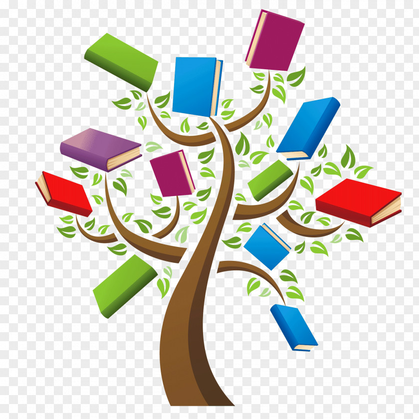 Vacation Book Library Reading Tree Clip Art PNG