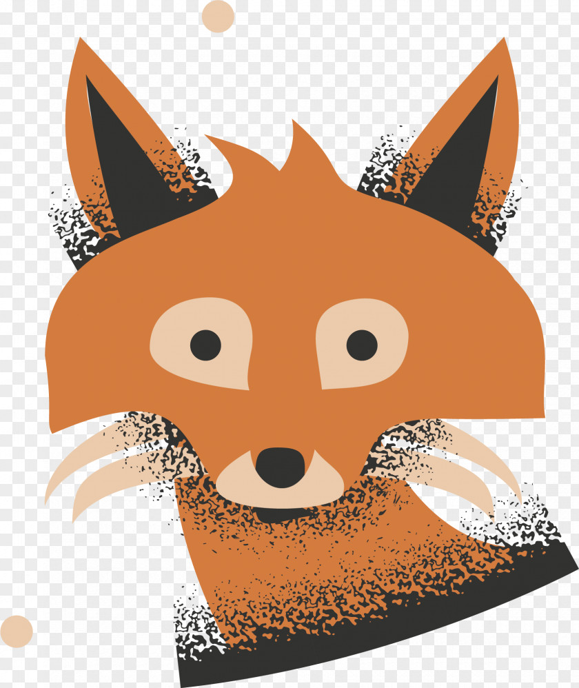Vector Cute Fox Red Euclidean Illustration PNG