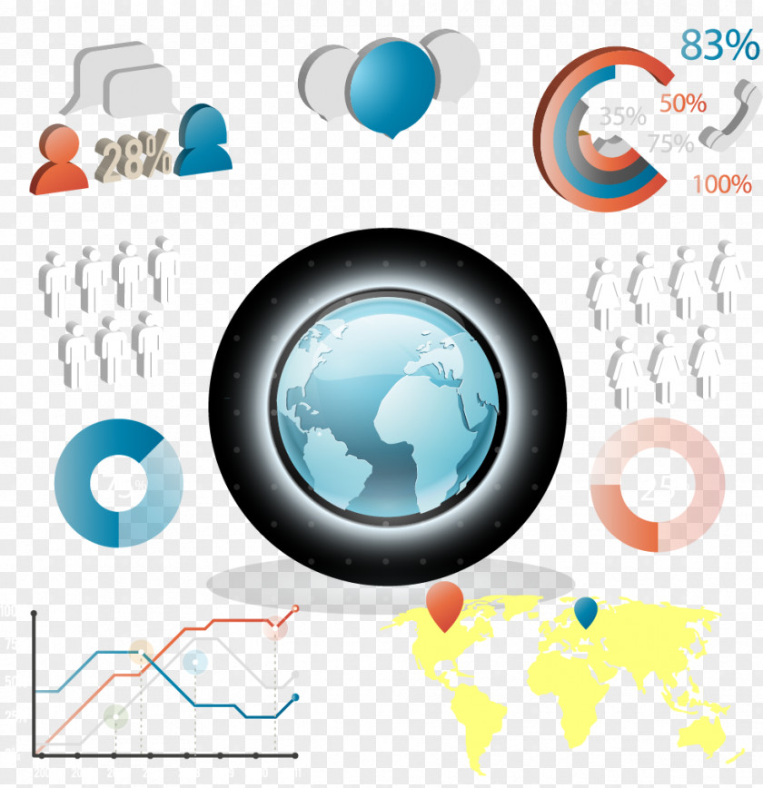 Vector Earth Globe Stock Photography Clip Art PNG