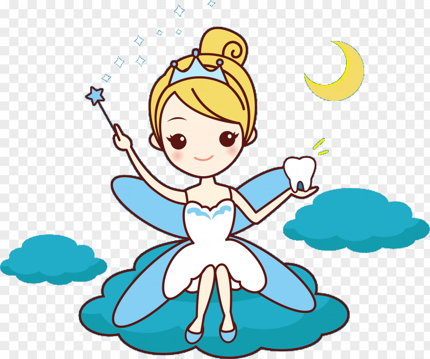 Cartoon Dentist Fairy Godmother PNG