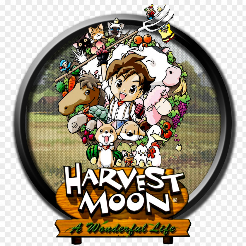 Harvest Moon Moon: A Wonderful Life PlayStation 2 Back To Nature Save The Homeland PNG
