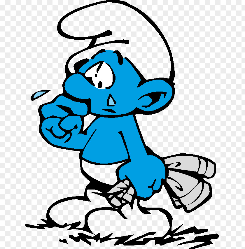 Jokey Background Grouchy Smurf Clumsy Gutsy King The Smurfs PNG