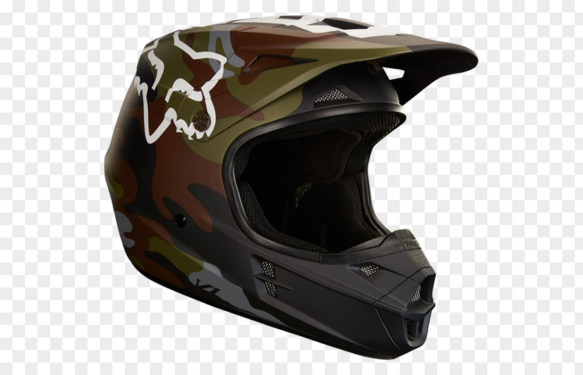 Motorcycle Helmets Fox Racing V1 Camo Helmet PNG