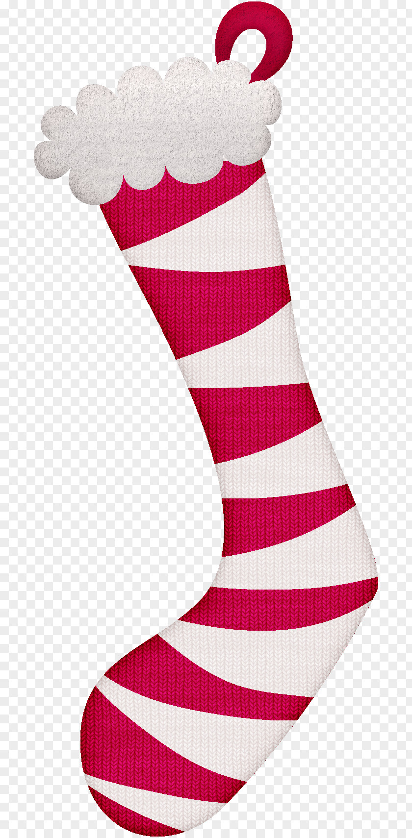 Pink Christmas Stockings Sock PNG
