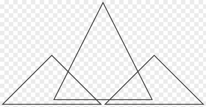 Triangle Point Symmetry Pattern PNG