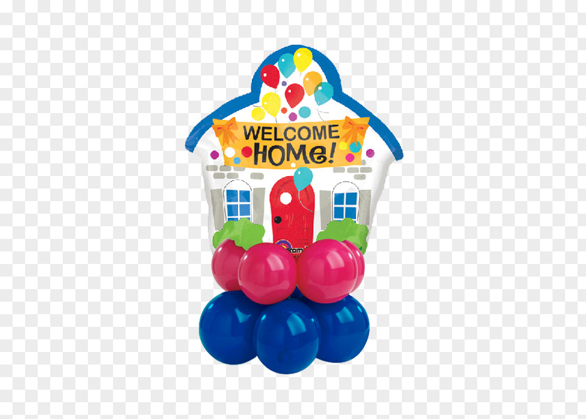 Welcome Back Mylar Balloon Housewarming Party Flower Bouquet PNG