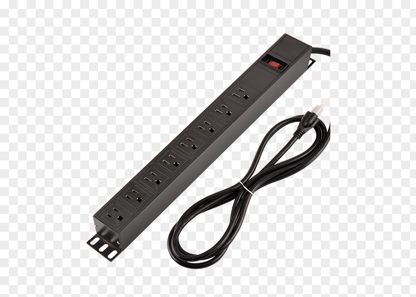 19-inch Rack Power Distribution Unit Strips & Surge Suppressors Protector PNG