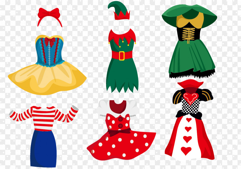 Cartoon Costume Design Vector Material Downloaded, Clothing Euclidean PNG