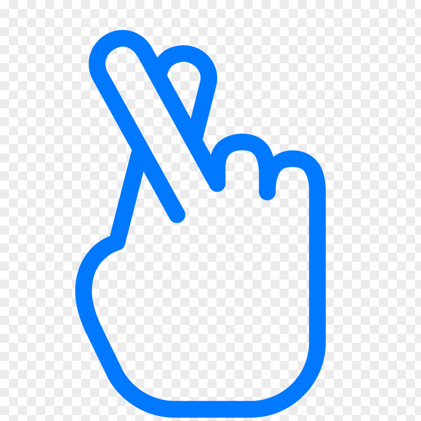 Finger Icon Crossed Fingers Digit Clip Art PNG