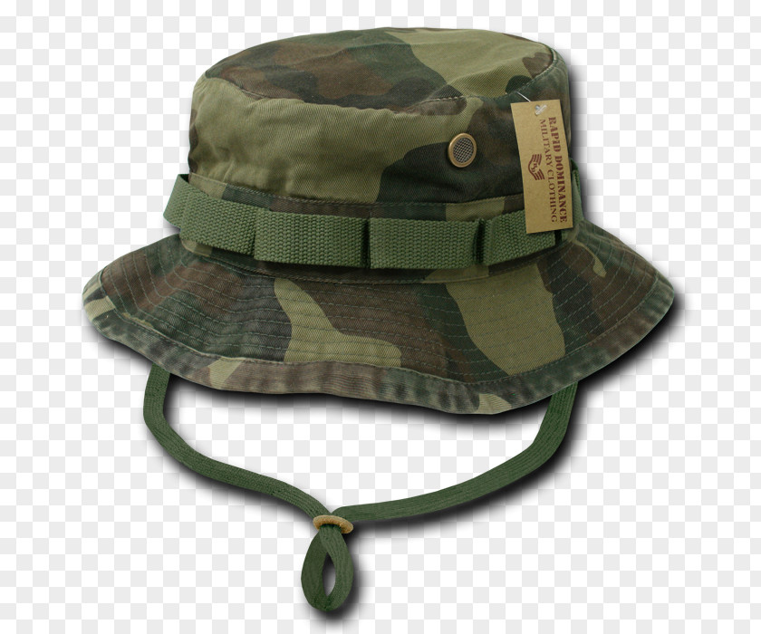 Hat Boonie Military Camouflage U.S. Woodland PNG