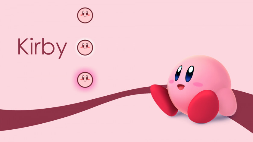 Kirby & The Amazing Mirror Mass Attack Air Ride Desktop Wallpaper PNG
