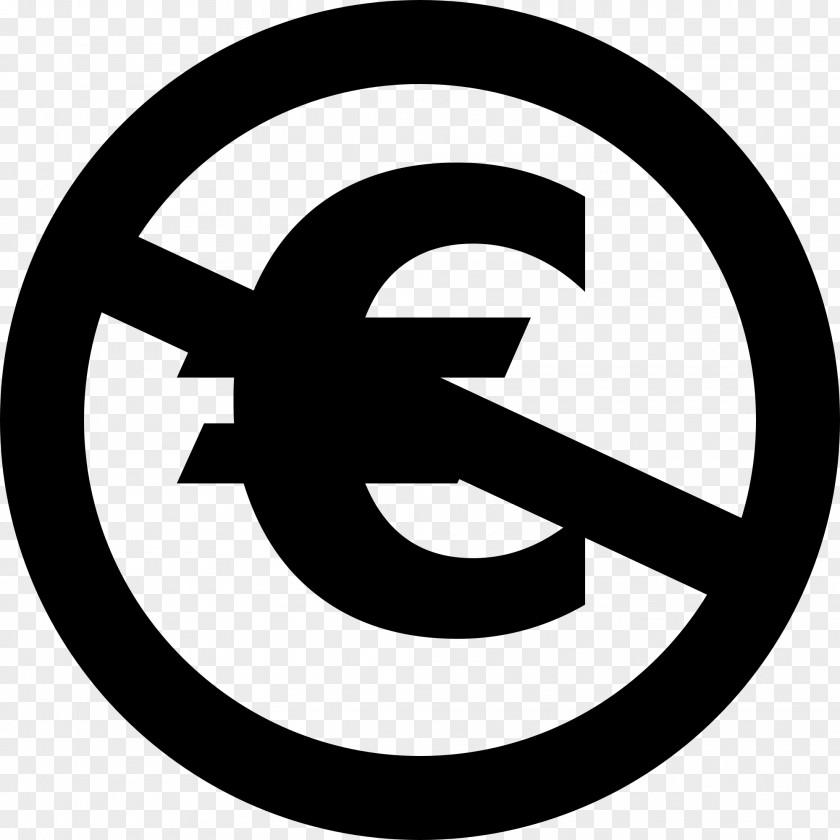 Euro Creative Commons License Sign Share-alike Non-commercial PNG