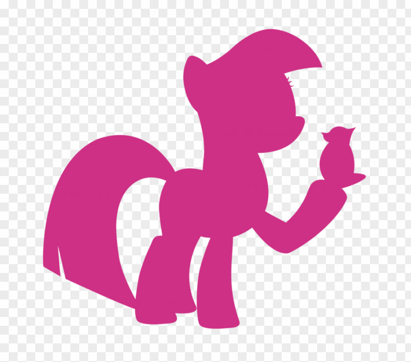 My Litle Pony Pinkie Pie Fluttershy Horse Silhouette PNG