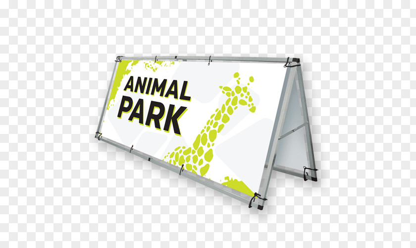 Billboard A-frame Banner Advertising Steel PNG