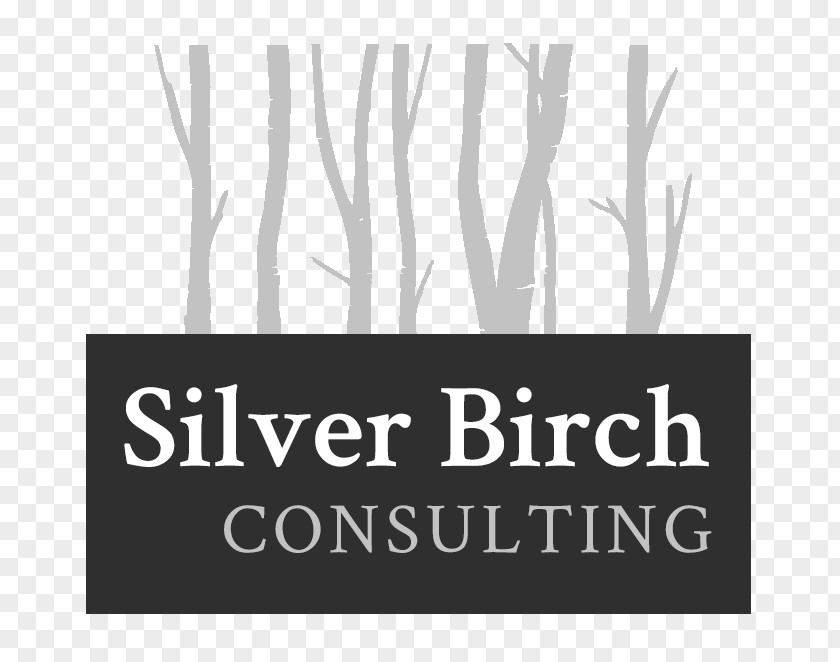 Silver Birch Logo Brand Product Design Font PNG