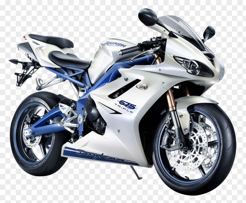 Triumph Daytona 675 White Motorcycle Bike Motorcycles Ltd Car Sport PNG