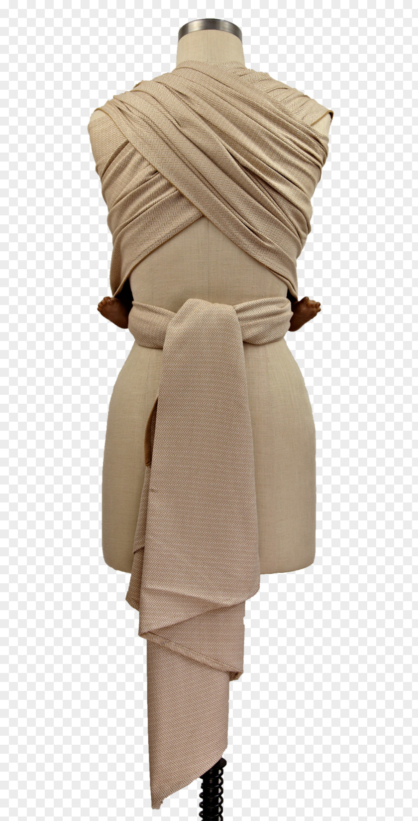 Year-end Wrap Material Shoulder Beige PNG