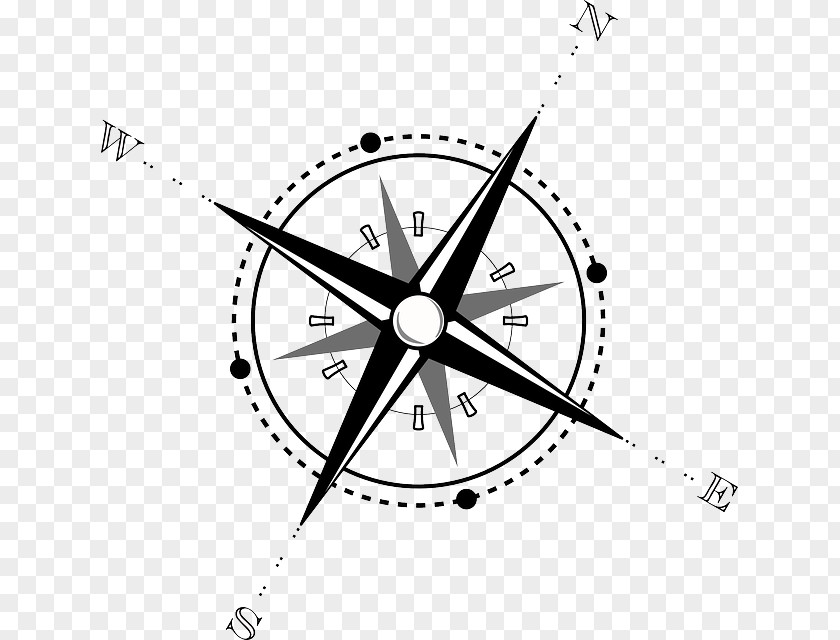 Compass Windows Metafile Rose Clip Art PNG