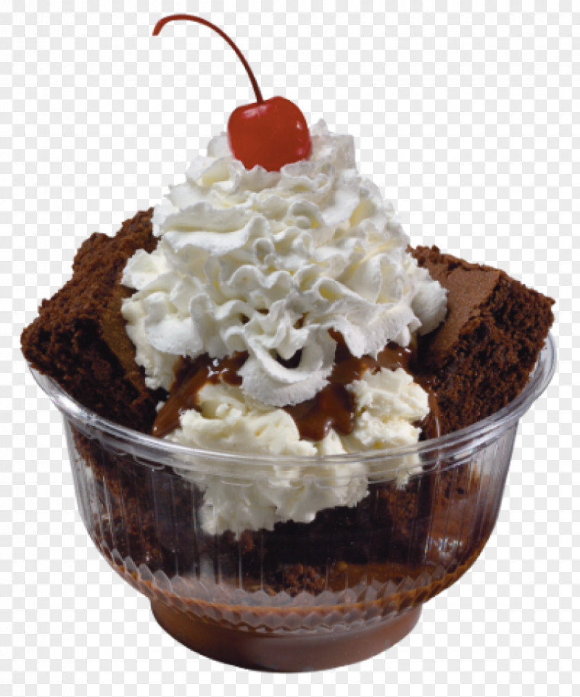 Ice Cream Sundae Chocolate Brownie Banana Split PNG