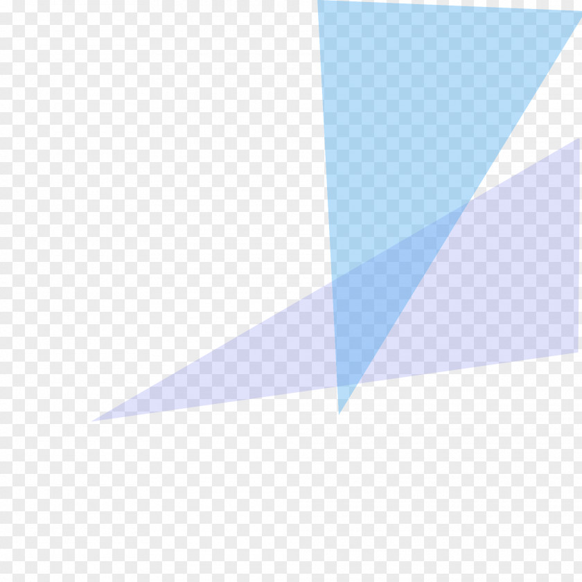 Light Blue Triangle Logo PNG