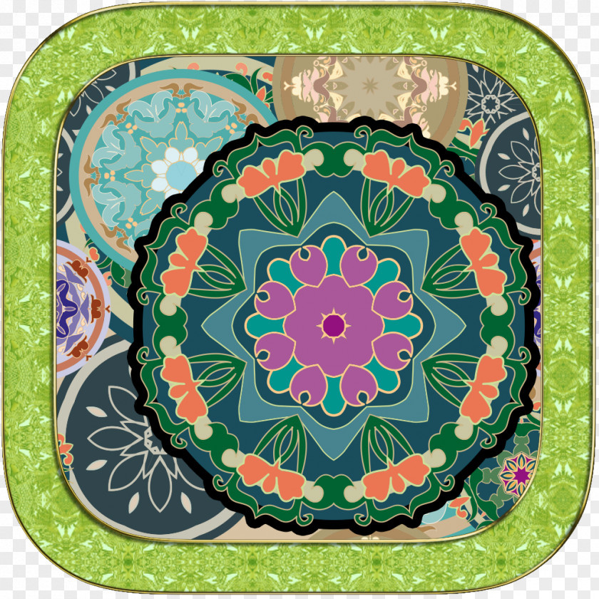 Mandalas Green PNG