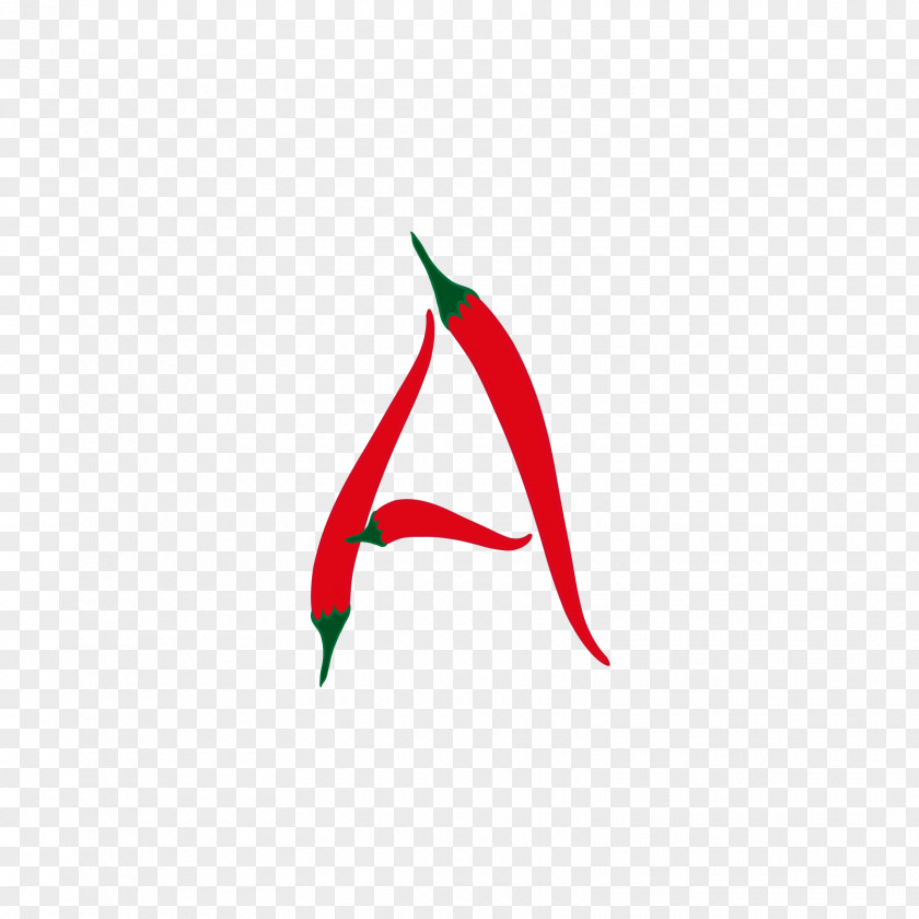 Pepper Alphabet A Letter PNG